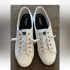 Women's White Speery Top Sider Size 12
